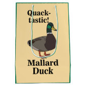 Mallard Kwak-Tastische Eend Medium Cadeauzakje (Achterkant)