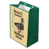 Mallard Kwak-Tastische Eend Medium Cadeauzakje (Achterkant Gekanteld)