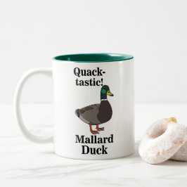 Mallard Kwak-Tastische Eend Tweekleurige Koffiemok