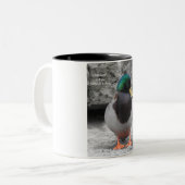 Mallard-Mok Tweekleurige Koffiemok (Voorkant links)