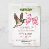 Mallard of bogen Geslacht onthulling Kaart (Voorkant)