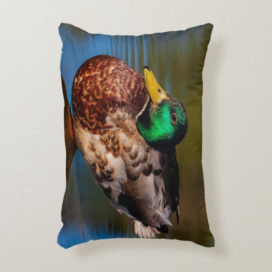 Mallard Portrait Accent Kussen (Voorkant(Verticaal))