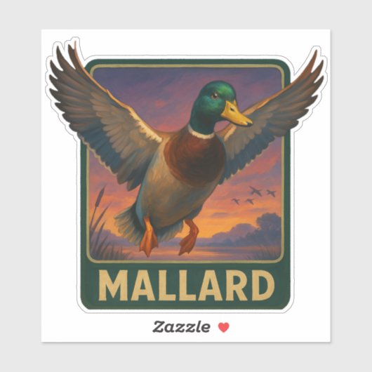 Mallard Sticker (Vel)