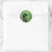 Mallard-Stickers Ronde Sticker (Tas)