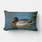 Mallard Swimming Kussen (Voorkant)