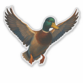 Mallard Uitknipbare Sticker
