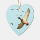 Mallardeenden Canadese ganzen Keramisch Ornament (Links)