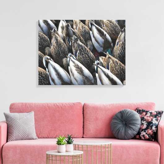 Mallardeenden Canvas Afdruk (Insitu (Woonkamer))