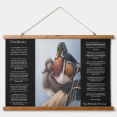 Mallardeenden in water DESIDERATA Hangend Wandkleed (Voorkant)