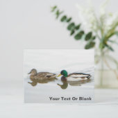 Mallards Aankondigingskaart (Staand voorkant)