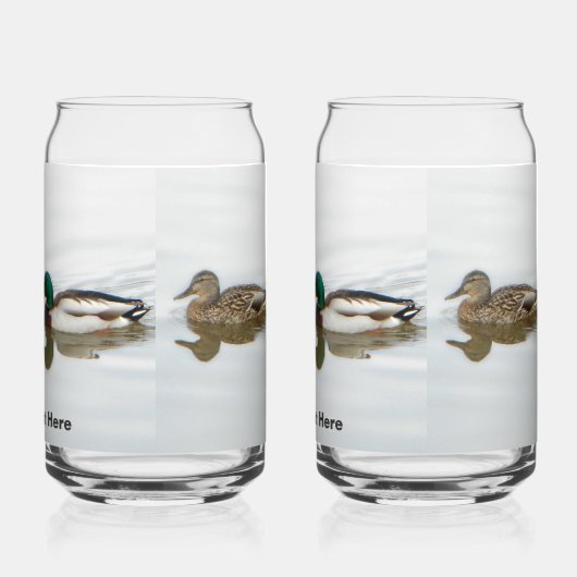 Mallards Blikvorm Glas (Links)