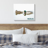 Mallards Canvas Afdruk (Insitu (Slaapkamer))