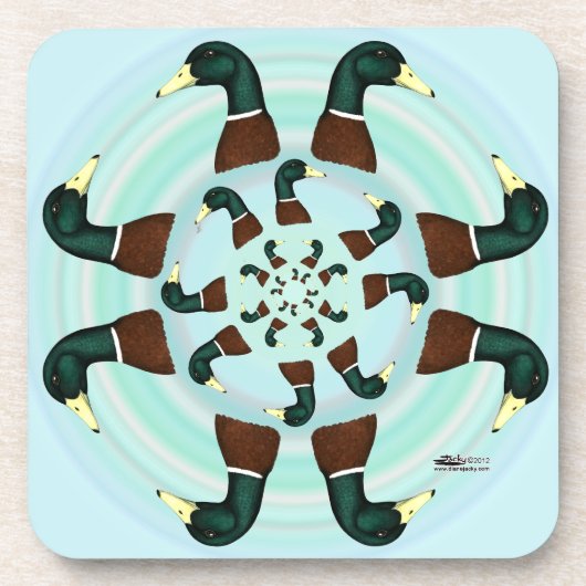 Mallards Galore. Drankjes Onderzetter (Voorkant)