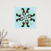 Mallards Galore. Poster (Keuken)