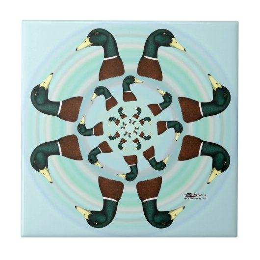 Mallards Galore. Tegeltje (Voorkant)