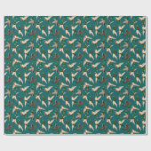 Mallards Gift Wrap Blauwgroen Cadeaupapier (Vlak)
