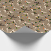 Mallards Gift Wrap Kraft Cadeaupapier (Hoek)