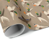 Mallards Gift Wrap Kraft Cadeaupapier (Rol Hoek)