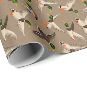 Mallards Gift Wrap Kraft Cadeaupapier