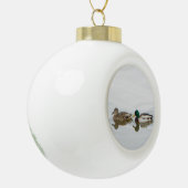 Mallards Keramische Bal Ornament (Links)