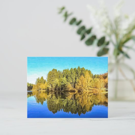 Mallards Pike Lake Briefkaart (Staand voorkant)