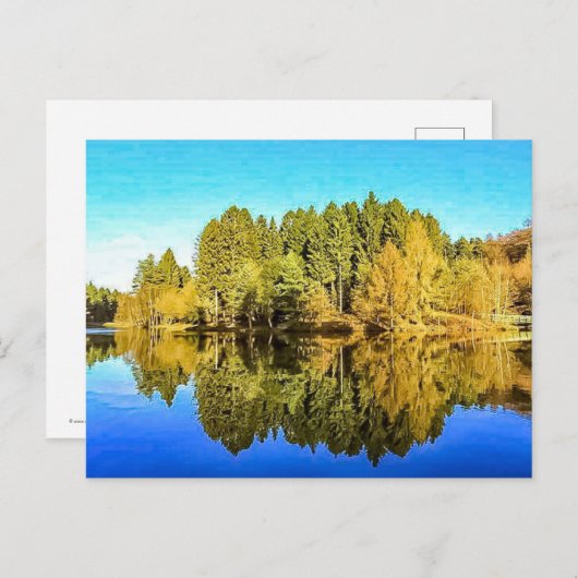 Mallards Pike Lake Briefkaart (Voorkant / Achterkant)