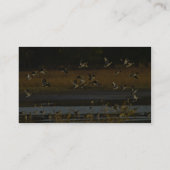 Mallards uit water visitekaartje (Achterkant)