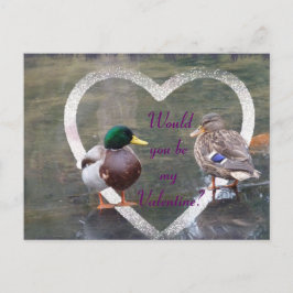 Mallards-verkering Feestdagenkaart