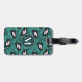 Mallards Zwemmen in het waterpatroon Bagagelabel (Achterkant horizontaal)