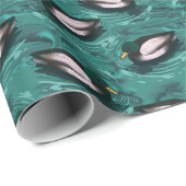 Mallards Zwemmen in het waterpatroon Cadeaupapier (Rol Hoek)