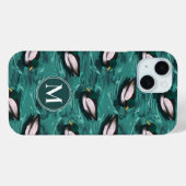 Mallards Zwemmen in het waterpatroon Case-Mate iPhone Case (Achterkant (horizontaal))