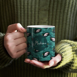 Mallards Zwemmen in het waterpatroon Koffiemok