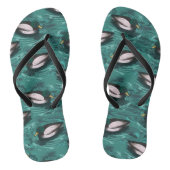 Mallards Zwemmen in het waterpatroon Teenslippers (Voetbed)