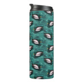 Mallards Zwemmen in het waterpatroon Thermosbeker (Geroteerd rechts)