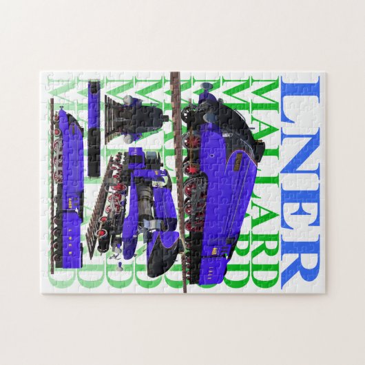 Mallardtrein, recordbreker legpuzzel (Horizontaal)