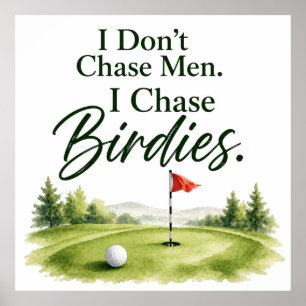 Malle citaten voor golfers poster