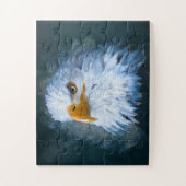 Mallestic Bald Eagle Painting overmaatse stukken Legpuzzel (Verticaal)