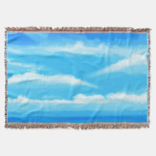 Mallestic Blue Sky schilderen Deken (Voorkant)