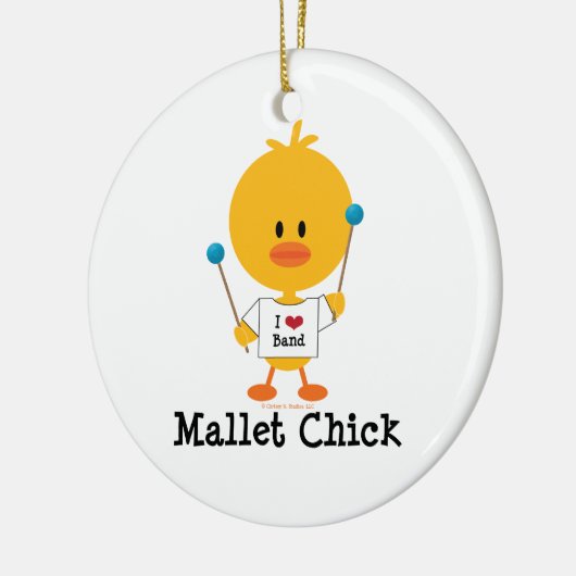 Mallet Chick Ornament (Links)
