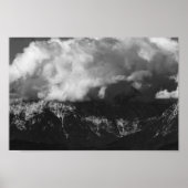 Malletberg onderaan wolken poster (Voorkant)