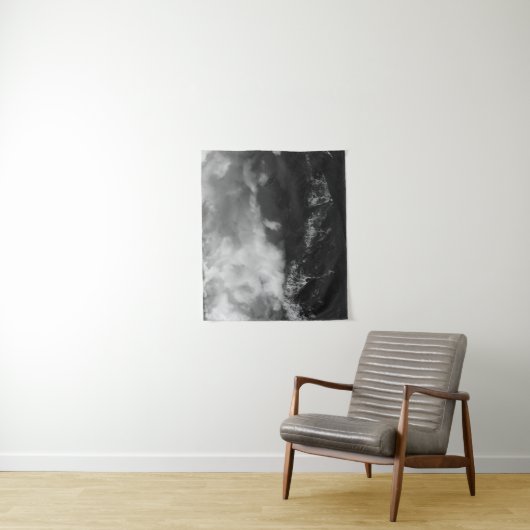 Malletberg onderaan wolken wandkleed (In situ)