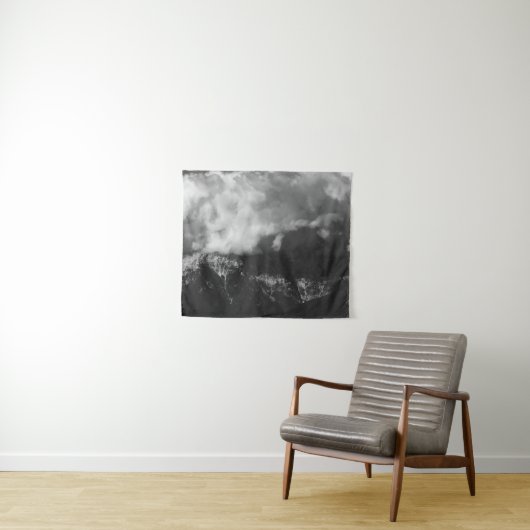 Malletberg onderaan wolken wandkleed (In Situ (horizontaal))