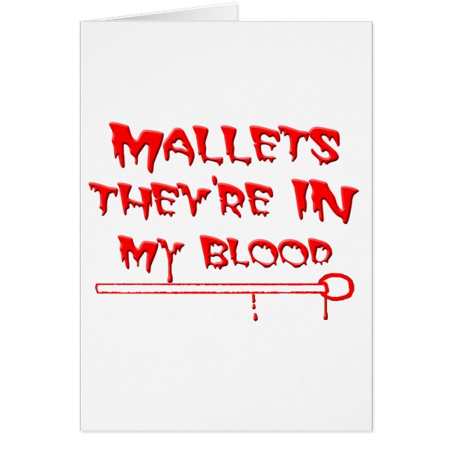 Mallets In My Blood (Voorkant)