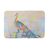 Malletsnat op een hek - abstract badmat (Voorkant)