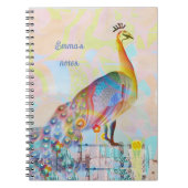 Malletsnat op een hek - abstract notitieboek (Voorkant)