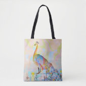 Malletsnat op een hek - abstract tote bag (Voorkant)