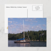 Malletts Bay Clochester Vermont Briefkaart (Voorkant / Achterkant)