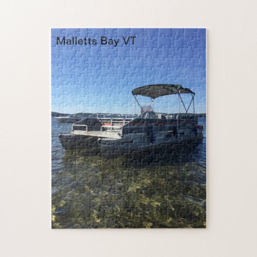 Malletts Bay Pontoon Boat Puzzle Legpuzzel (Verticaal)