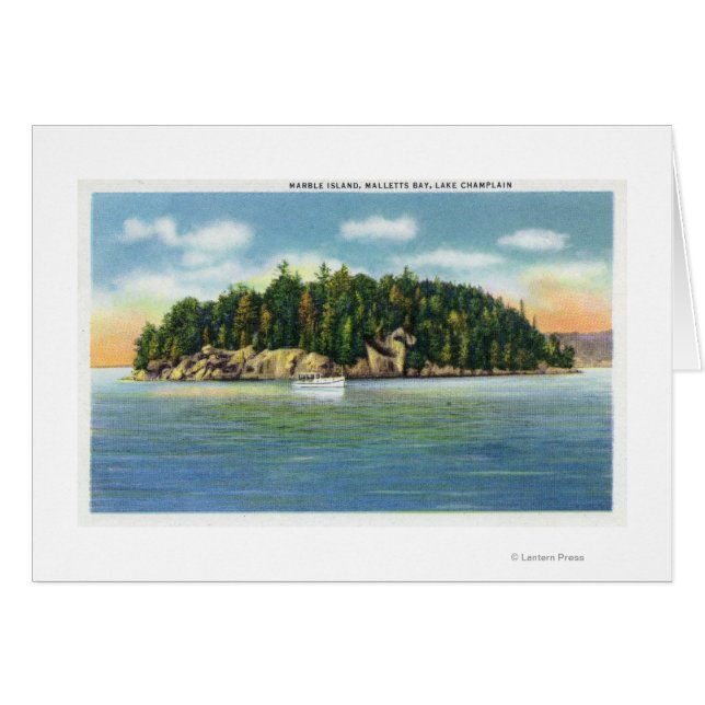 Malletts Bay Uitzicht Marble Island (Voorkant Horizontaal)