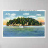 Malletts Bay Uitzicht Marble Island Poster (Voorkant)